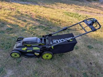 Ryobi 40 volt 20" self propelled mower