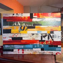 Beautiful Art 66 X 47 Oil On Canvas 