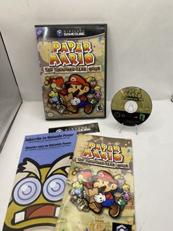 Paper Mario Thousand Year Door (GameCube, 2004) CIB Complete w/ Manual pristine