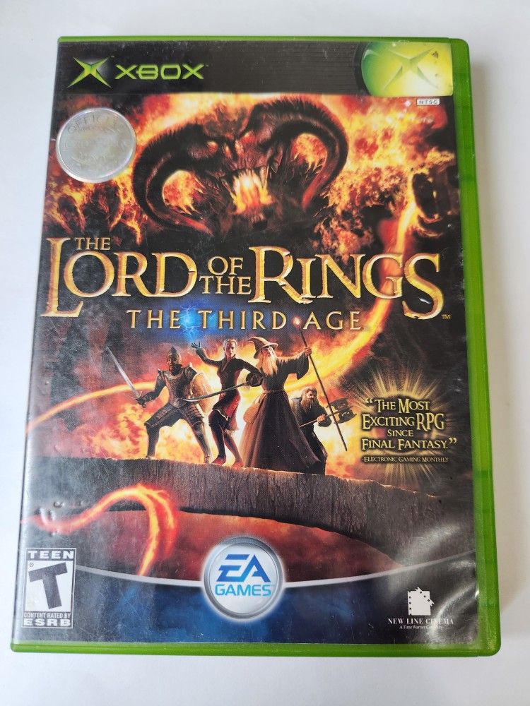 Lord of the Rings The Third Xbox Original 