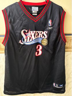 Allen Iverson Philadelphia 76ers Black Jersey