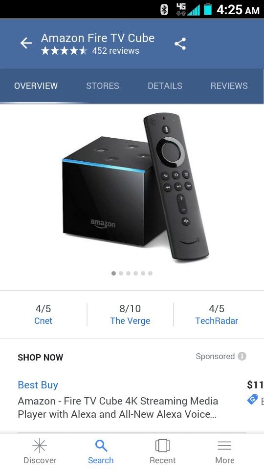 Amazon fire TV cube