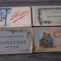 Antique Foreign Postcards Booklets