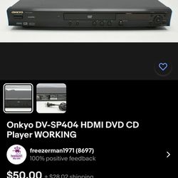 Onkyo Dvd Player