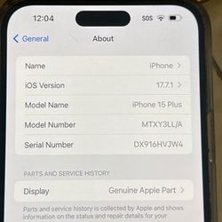 IPhone 15 Plus. 256gb