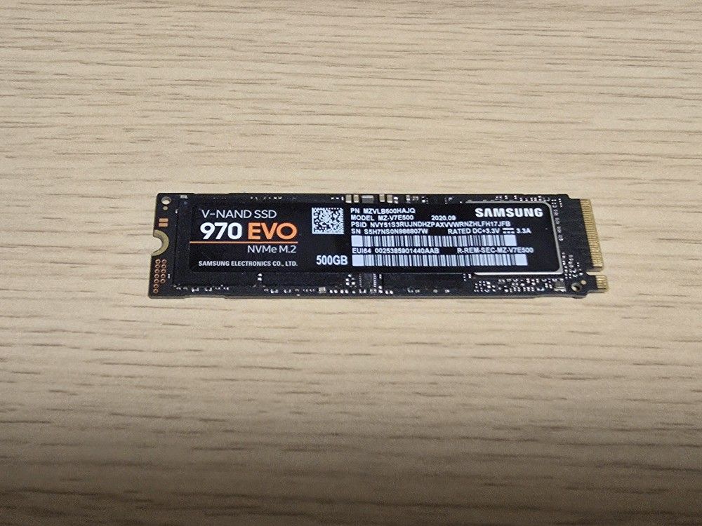 Samsung EVO 970 500GB SSD
