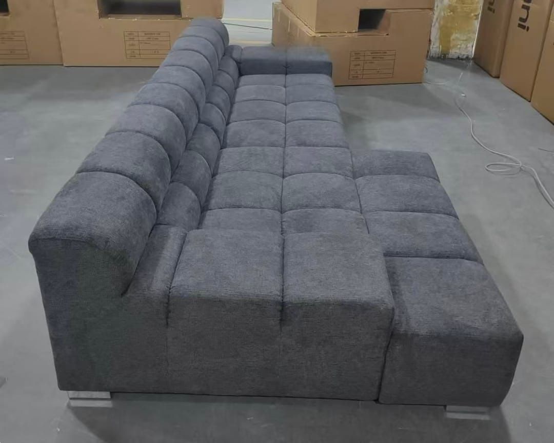 ✨GRAY FABRIC SECTIONAL 