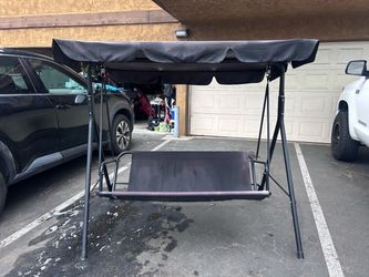 Outdoor Patio Swing with Canopy