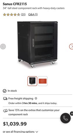 Media rack sanus /