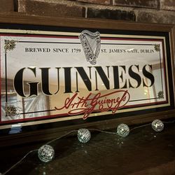 Vintage Guinness Bar Decor Plate