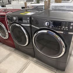 Ge front load washer and gas dryer set