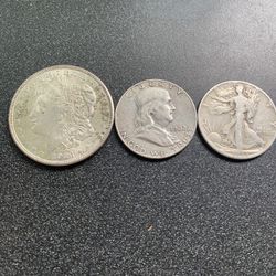 3 Silver Coins 