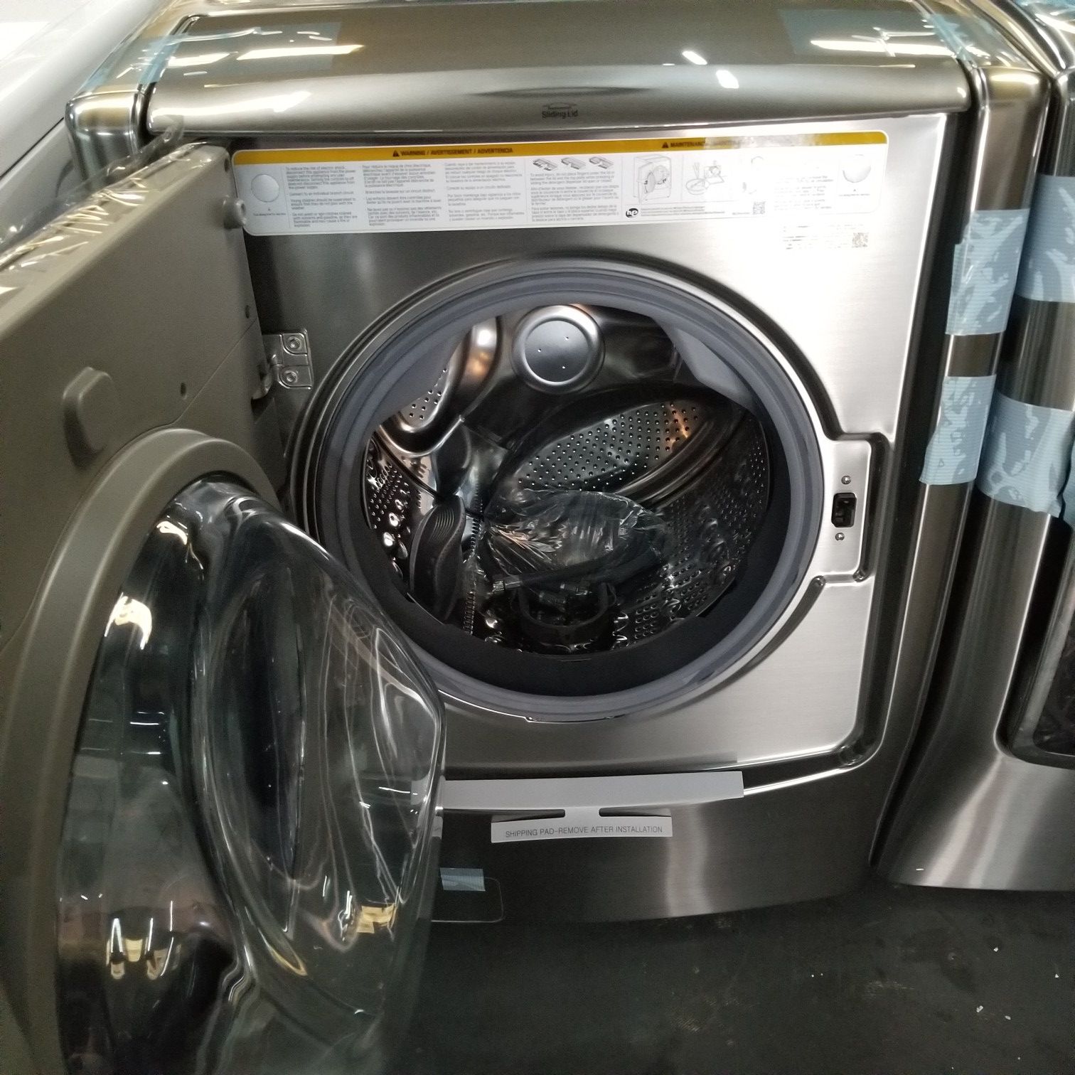 Set Washer and Dryer Stainless LG Signature