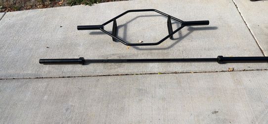 Olympic Barbell & Trap Bar Set – $225
