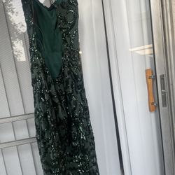 Green Sequin Dress