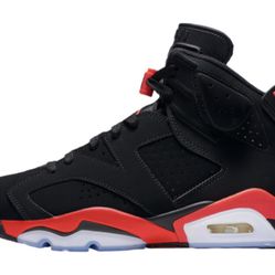 AIR JORDAN 6 REVERSE INFRARED BLACK / LIGHT CRIMSON