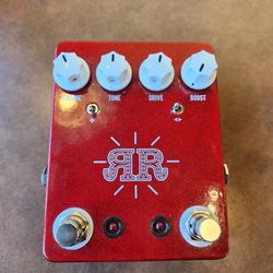 JHS Ruby Red Butch Walker Signature 2-in-1 Overdrive and Boost Ruby Red