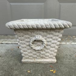 Outdoor Decorative Cement Flower Pot