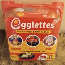 New Unopened EGGLETTES 4pc As Seen On TV 
