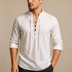 Man Shirt White 48