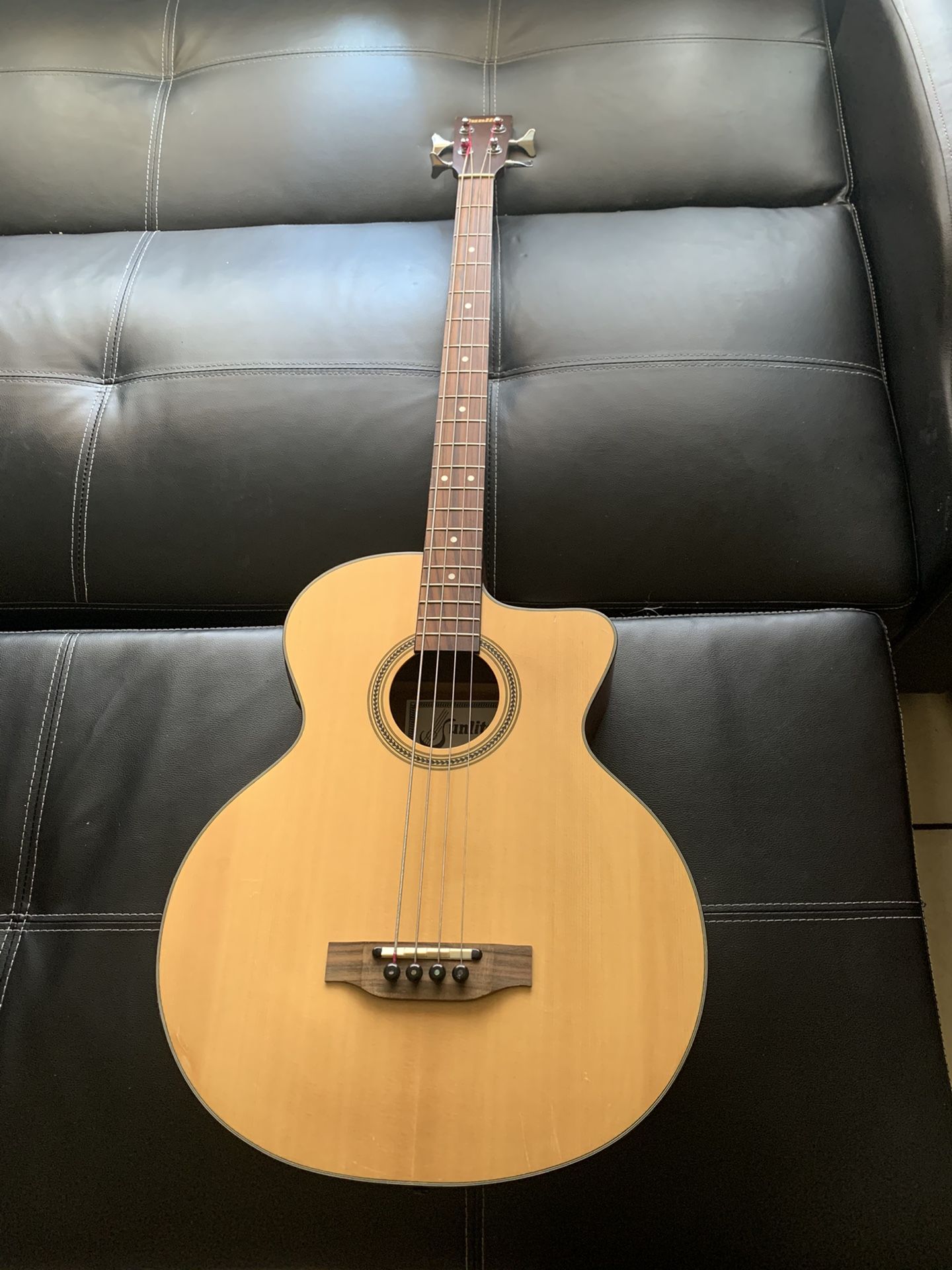 Sunlite Acoustic Bass Guitar Bajoloche for Sale in Santa Ana, CA OfferUp