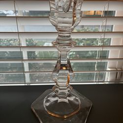 Shannon crystal candlestick