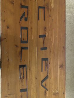 Chevy Silverado Tailgate Letters