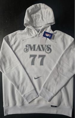 New Dallas Mavericks Luka Dončić Nike White 2024/25 City Edition Pullover Hoodie