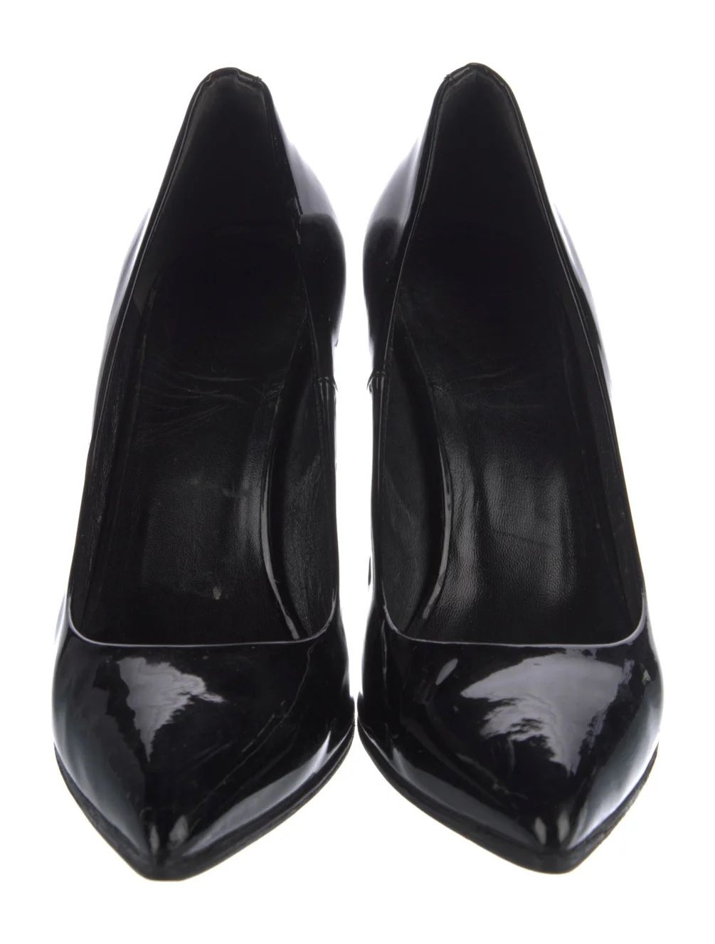 Gucci Bamboo Accent Patent Leather Pumps
