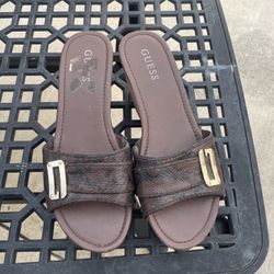 Guess Brown Wedges, Size 7.5