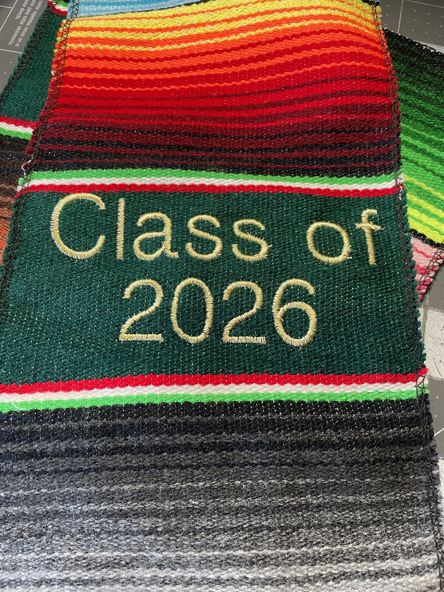 Serape Stole Graduation Class Of 2026