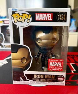 Funko Pop Iron Man #1424 Marvel Collector Corps Exclusive