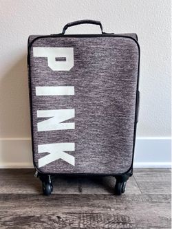 Pink luggage bag