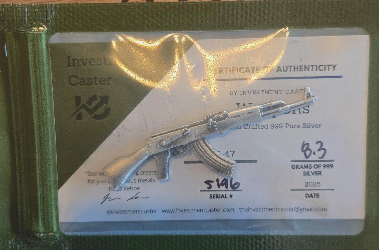 8.3 Grams Of .999 Pure Silver