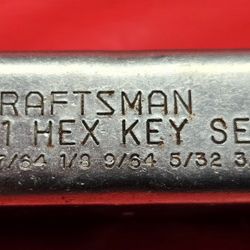 CRAFTSMAN 9-IN-1 HEX KEYS $10