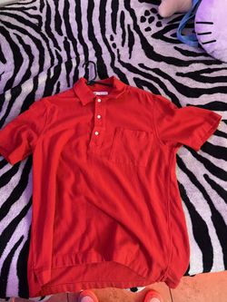 Red Zara Collar Shirt
