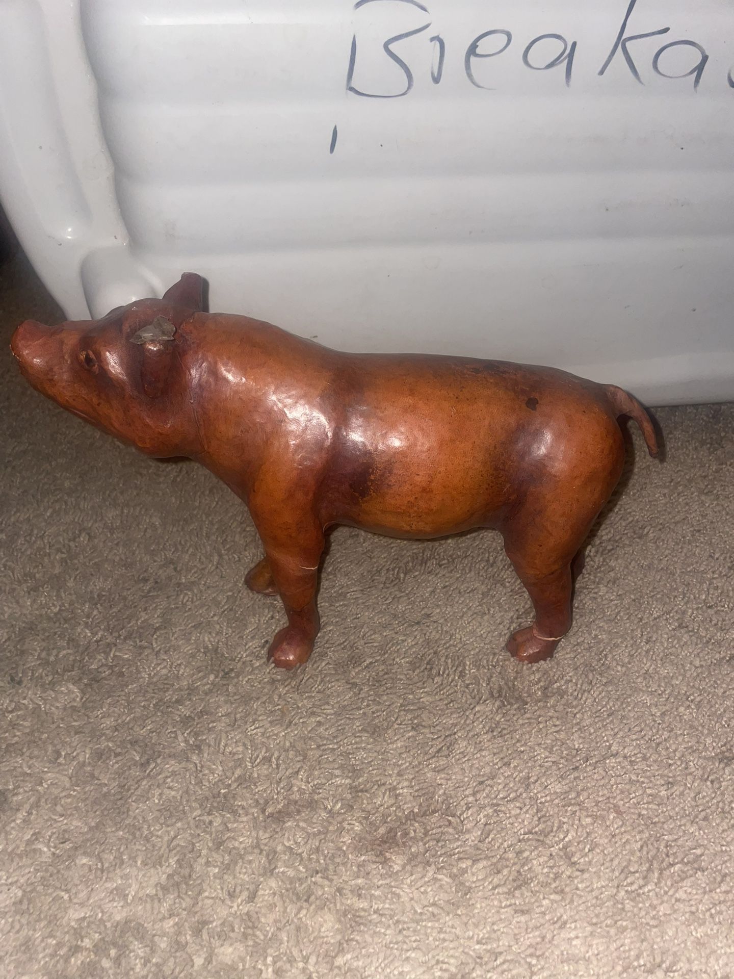 African Leather Statues