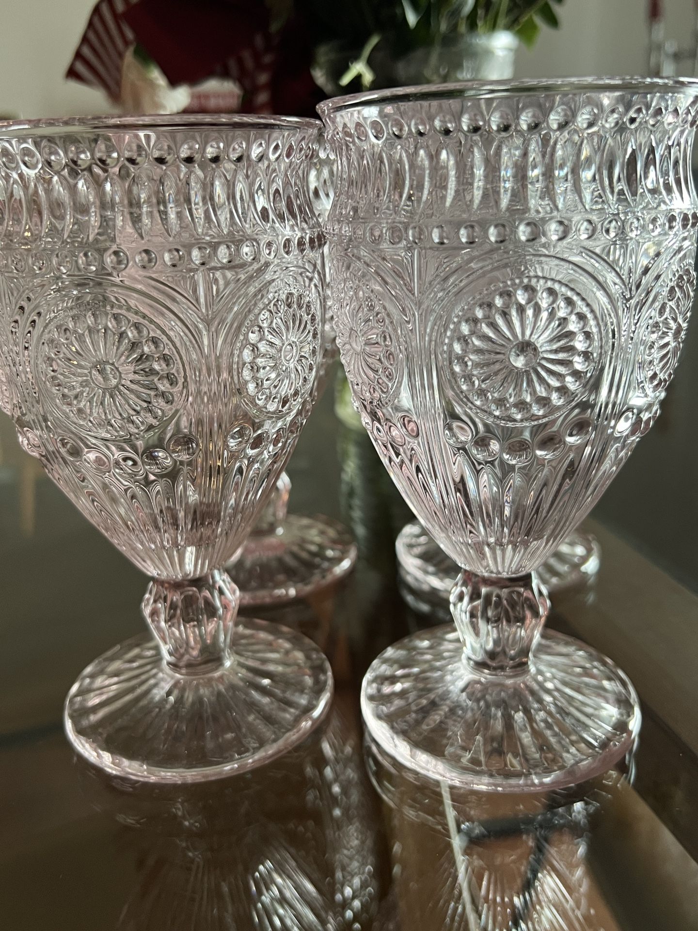 14 Vintage Glass Cups 