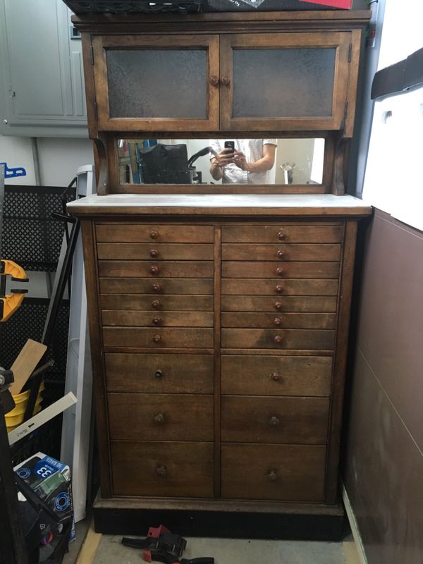 Antique Mahogany Dental Cabinet For Sale In Chicago Il Offerup