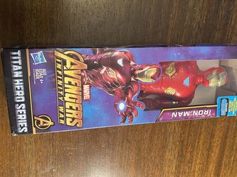 2017 Hasbro Marvel Avengers Infinity War TITAN Hero Iron Man 12" Act Figure NEW in Box