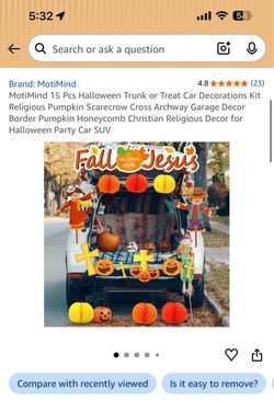 Religious Halloween scarecrow decor set