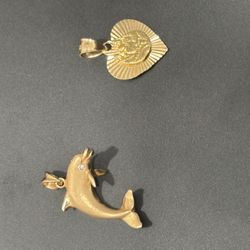 14 K Gold Charms 