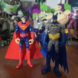 Mattel 2013 Batman And Superman 4" 