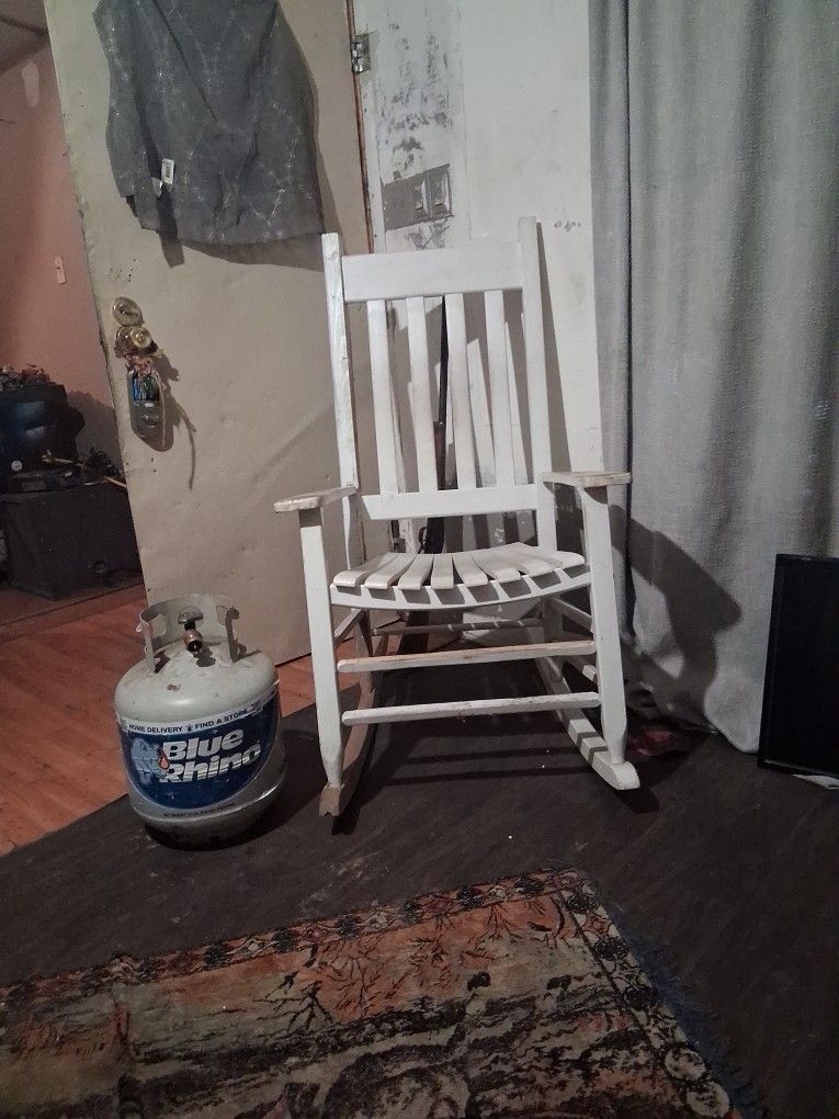 Outside Rocki. Chair