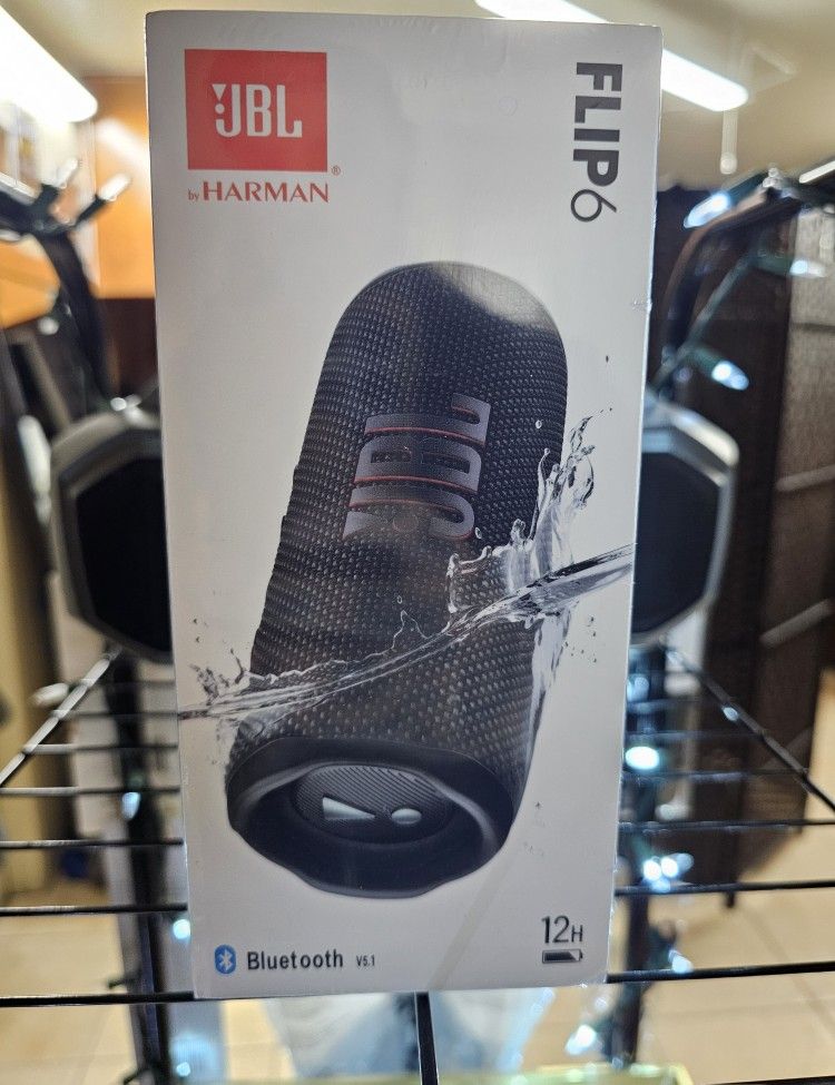 Brand New Sealed Black JBL Flip 6! ($70.00 OBO) 🔊🎶❤️🔥