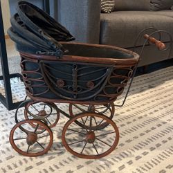 Antique Baby Doll Pram Carriage