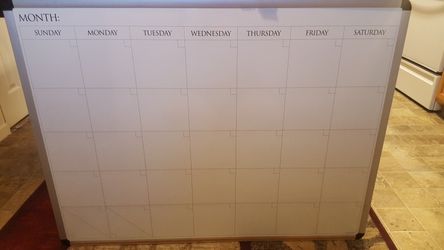36×48 Jumbo Dry Erase Wall Calendar