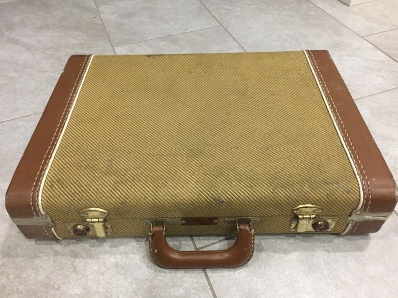 Fender deluxe tweed briefcase