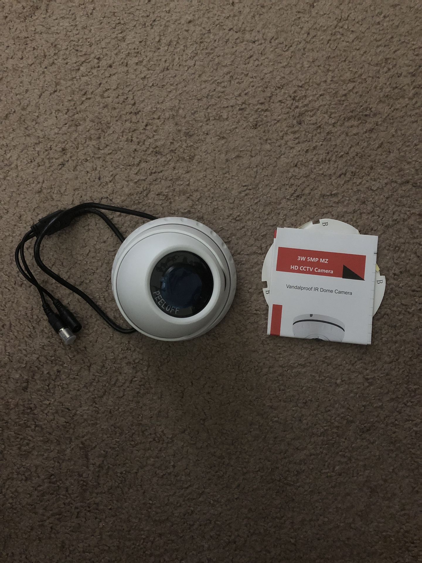 NEW NEVER USED 5. MEGA PIXEL DOME CAMERA