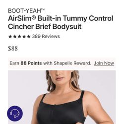 AirSlim® Built-in Tummy Control Cincher Brief Bodysuit